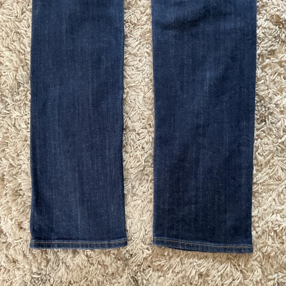 KUT from the Kloth Catherine Boyfriend Jeans Dark Indigo Blue Straight Leg 4